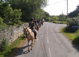 Randonnee equestre autour de St Brevin